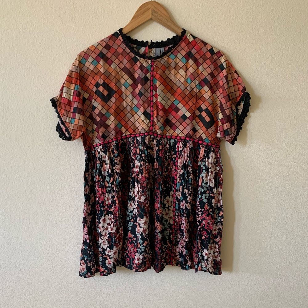 NWT⭐️Top Rated⭐️ANTHRO Sidonie Swing Tunic size XS - Picture 5 of 11